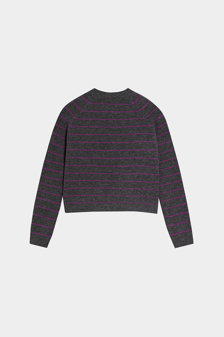 JERSEY COM GOLA BOXE LISTRADA