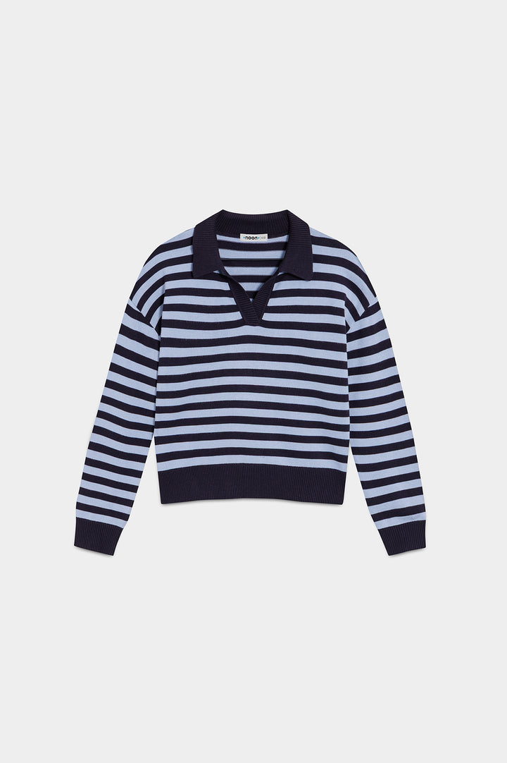 JERSEY CUELLO POLO RAYAS