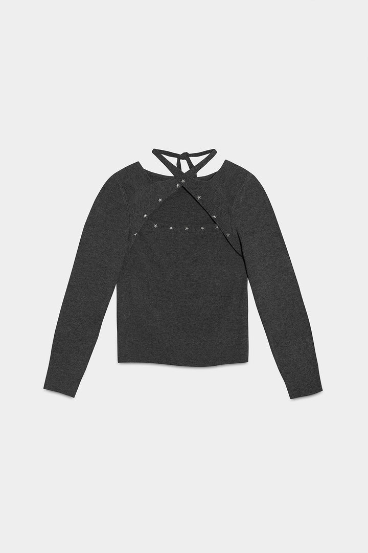 JERSEY TOP HALTER ESTRELLAS