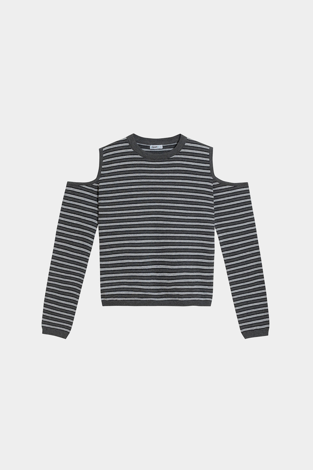 CAMISETA LISTRADA COM OMBRO