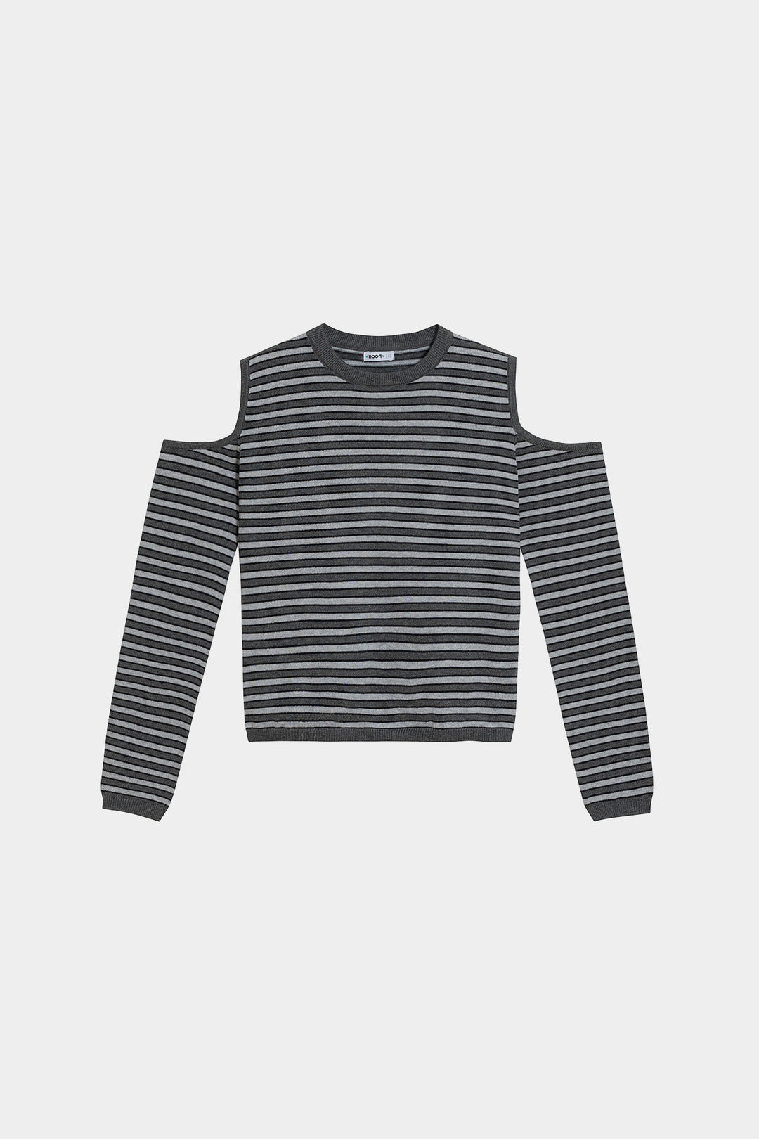 CAMISETA LISTRADA COM OMBRO