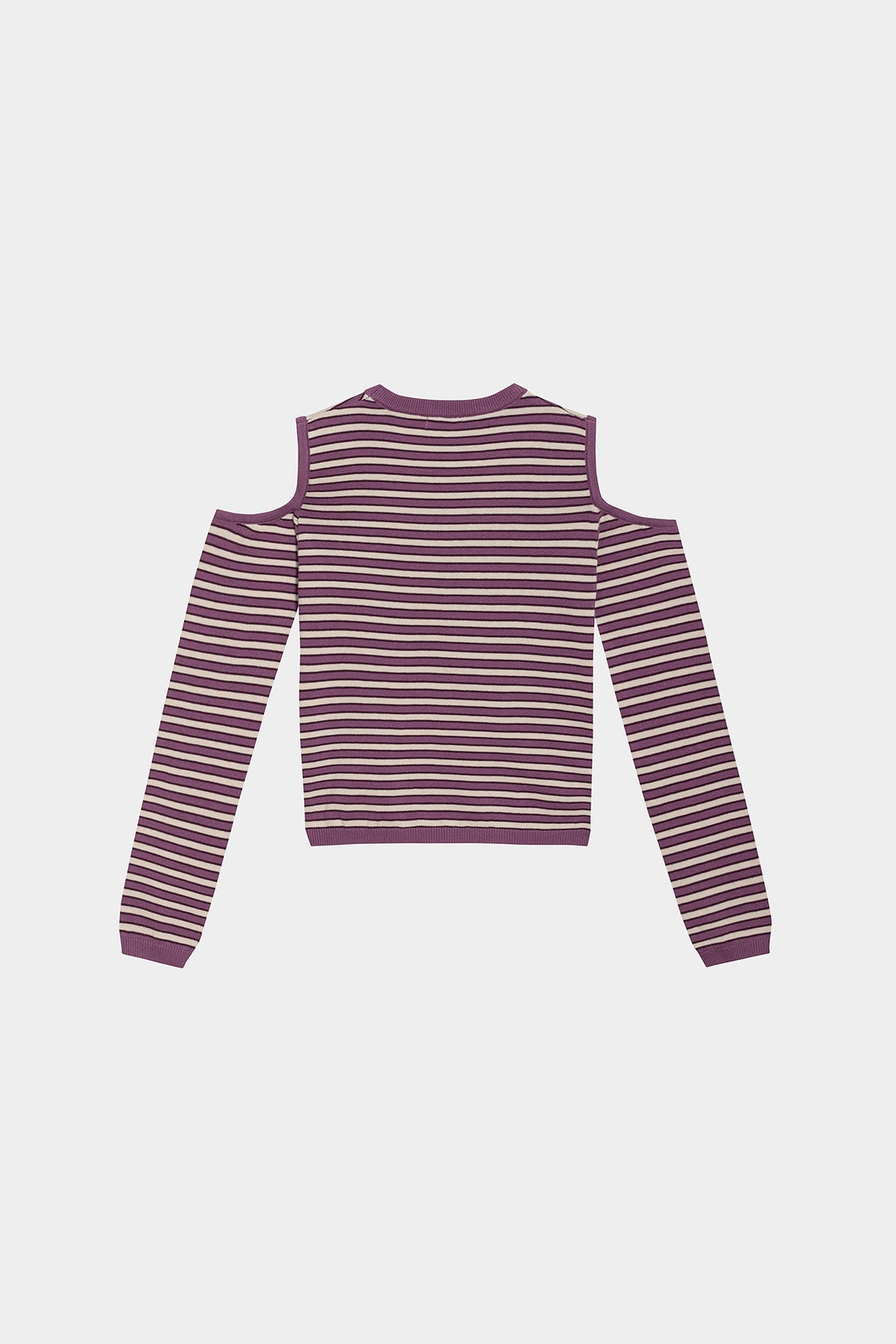 CAMISETA LISTRADA COM OMBRO