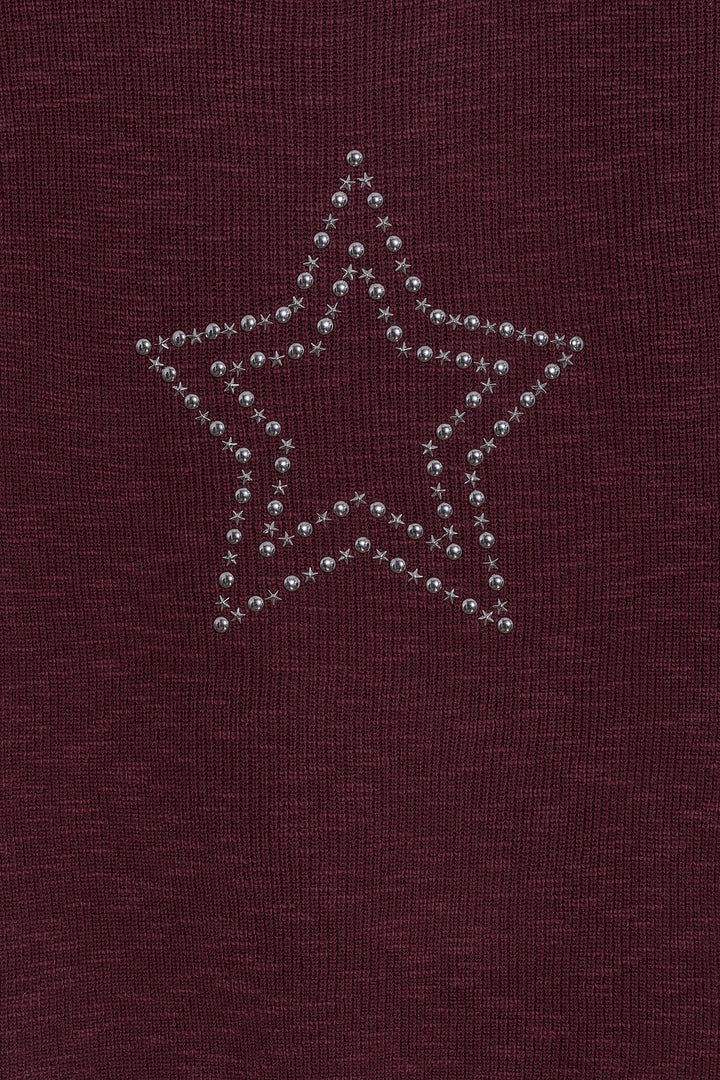 Star Studded Top Sweater