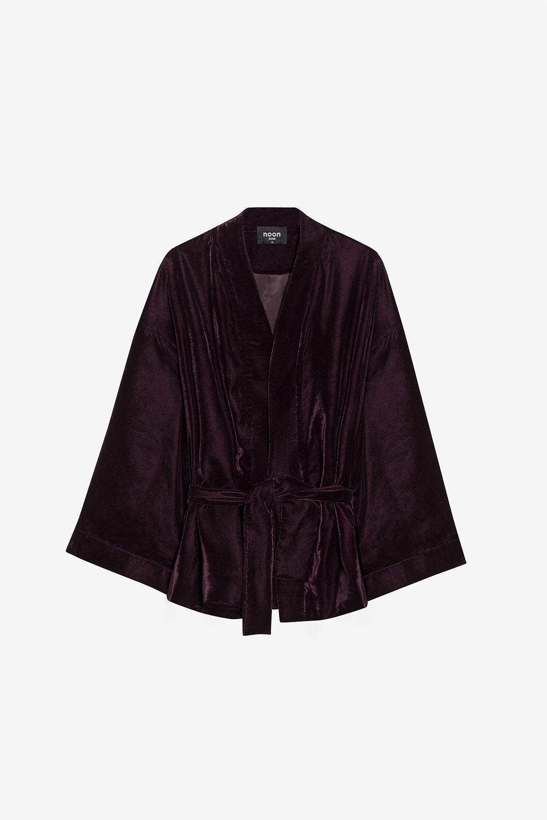 SHORT VELVET KIMONO