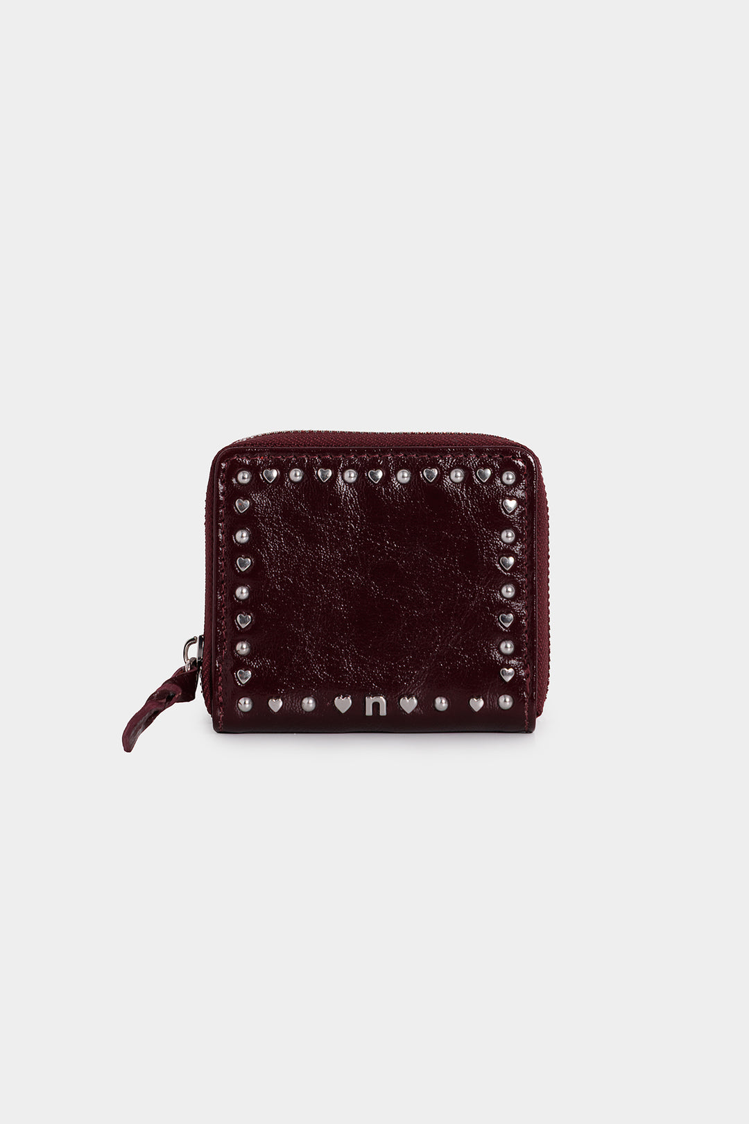 MONEDERO PIEL TACHAS CORAZON