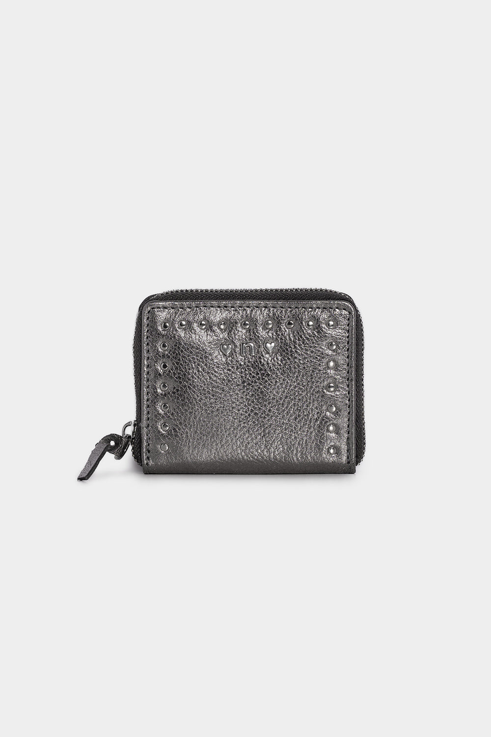 LEATHER WALLET WITH STUDS