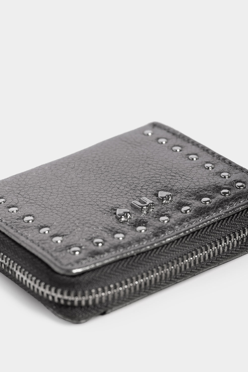 LEATHER WALLET WITH STUDS