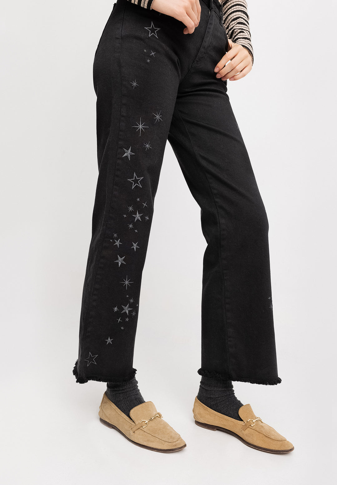  Pantalones anchos de cintura alta para mujer, mapa del cielo,  constelación, astronomía, club nocturno, con patrón de ropa de calle,  estilo S : Ropa, Zapatos y Joyería