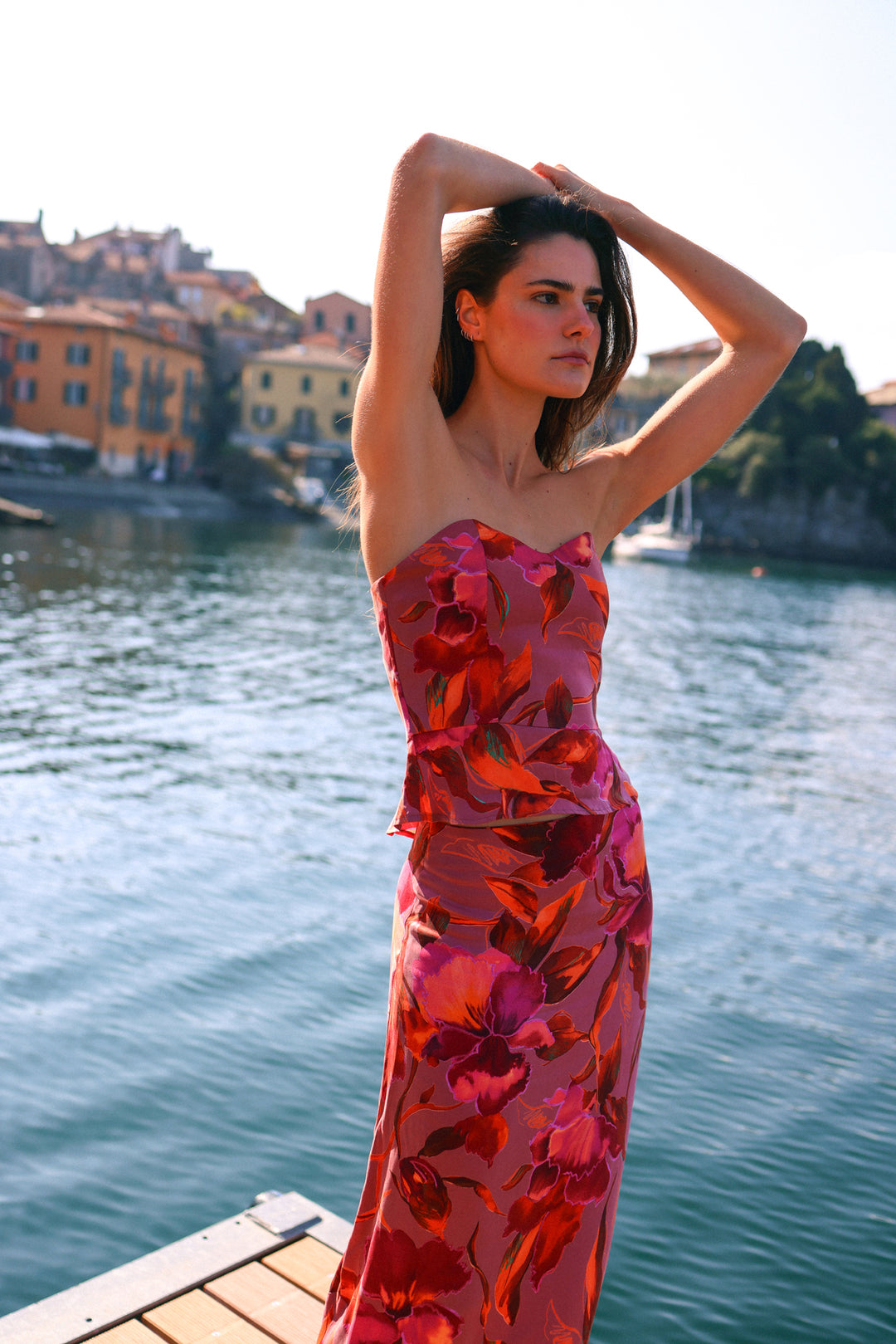 FALDA MIDI VOLANTE REGINA