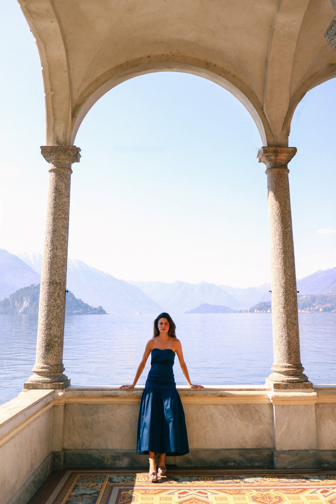 VESTIDO MIDI BANDEAU CLAUDIA