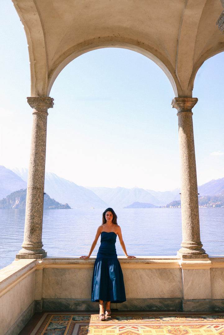 VESTIDO MIDI BANDEAU CLAUDIA