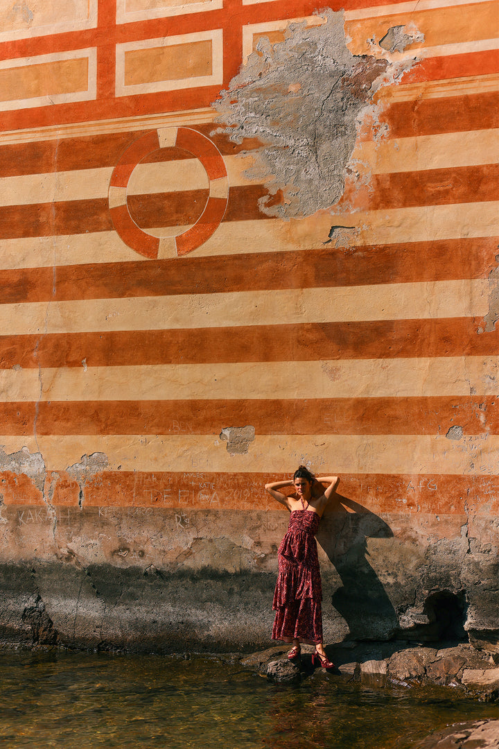 VESTIDO MIDI VOLANTES RENATA