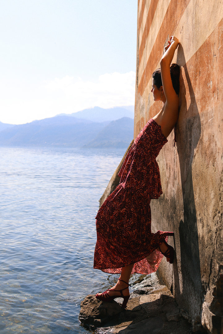 VESTIDO MIDI VOLANTES RENATA