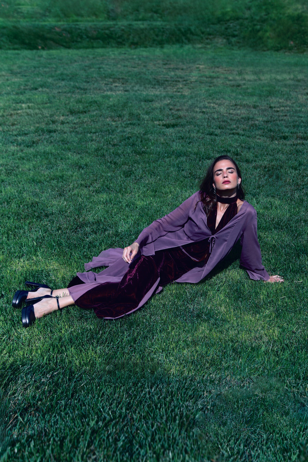 KIMONO LARGO GASA LAZOS