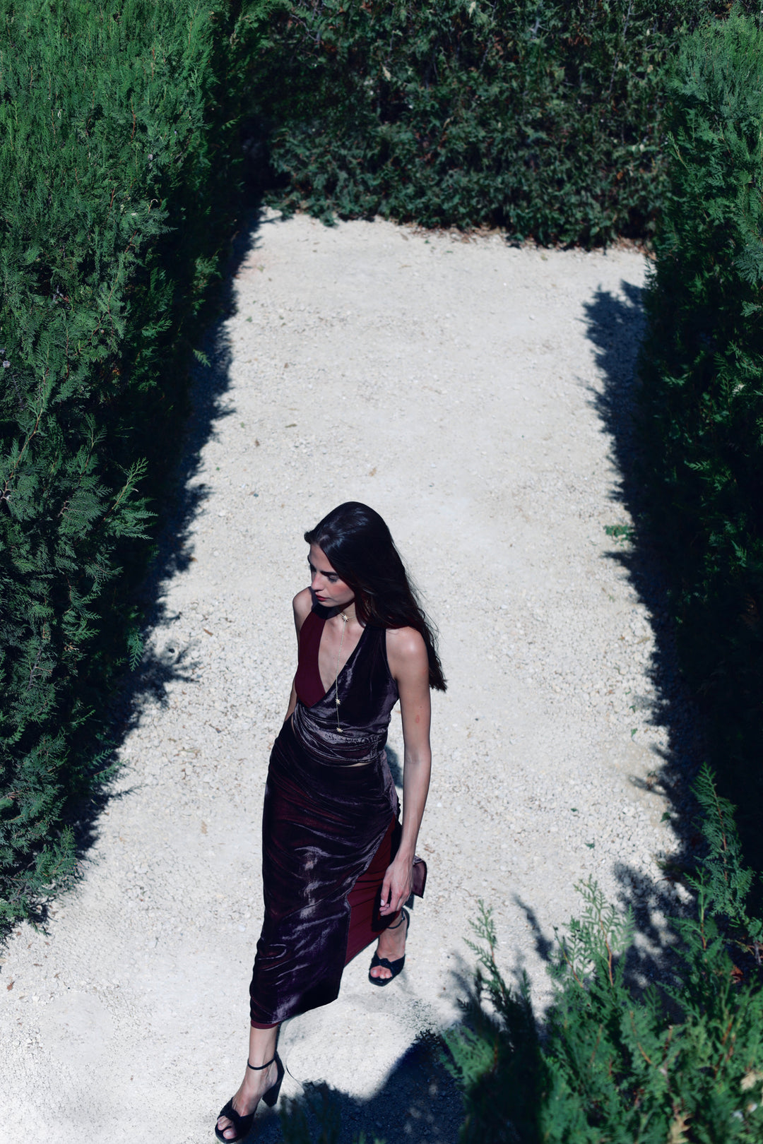 TOP CRUZADO TERCIOPELO CONTRASTE