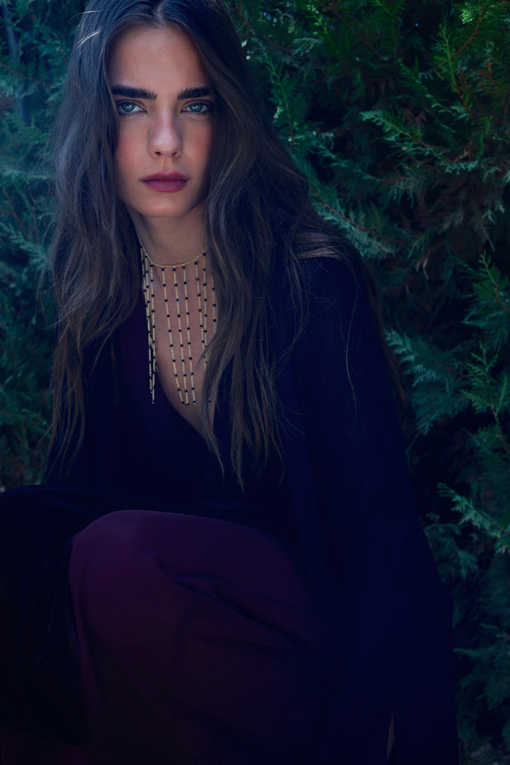 COLLAR CADENAS BOLITAS