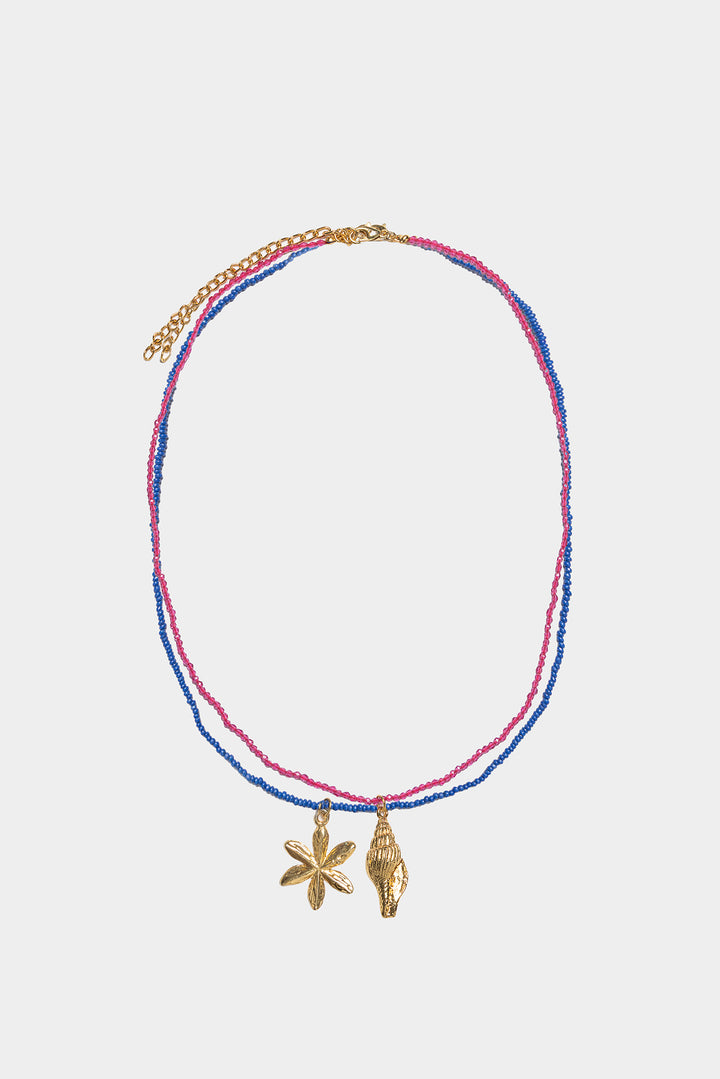 PACK COLLARES CONCHA FLOR