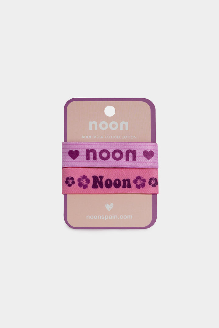 PACK PULSERAS TELA TROPICAL