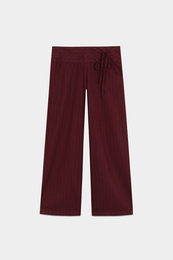 PANTALON ANCHO RAYAS LAZOS
