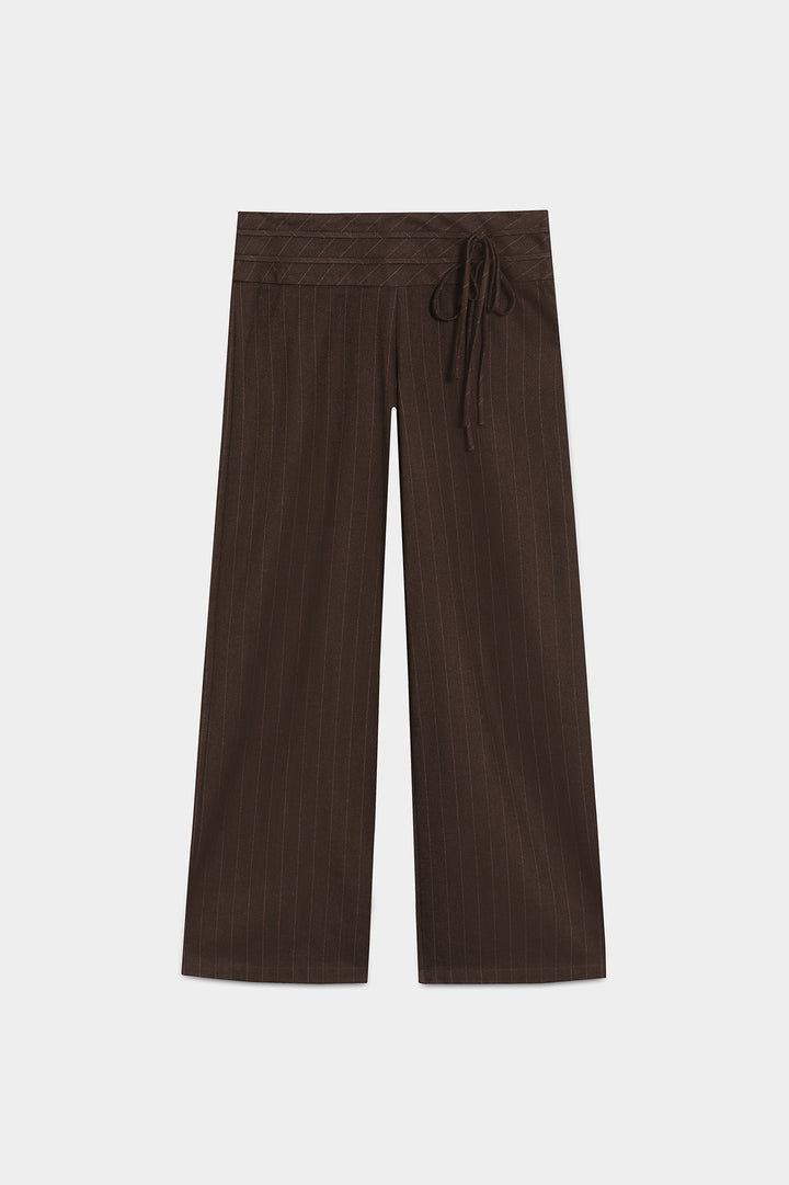 PANTALON ANCHO RAYAS LAZOS
