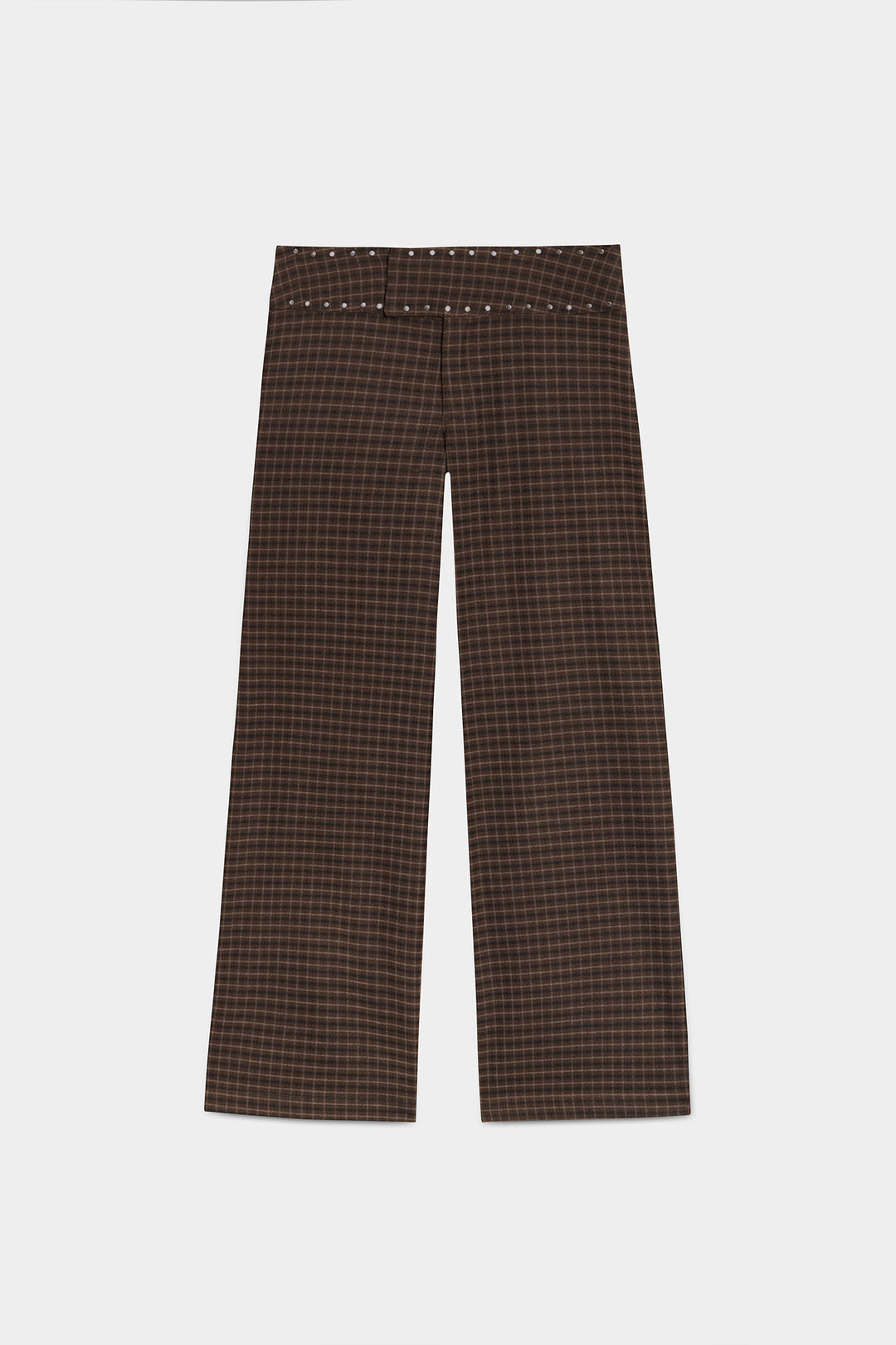 PANTALON ANCHO TACHAS CUADROS