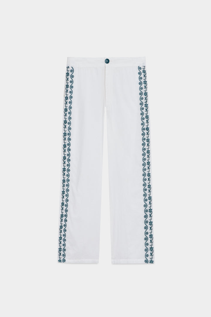 PANTALON BORDADO CONTRASTE