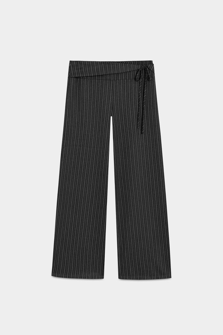 PANTALON DETALLE CINTURA RAYAS