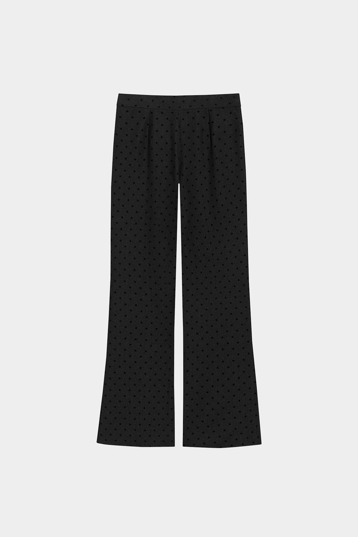 PANTALON ESPIGA PRINT TERCIOPELO