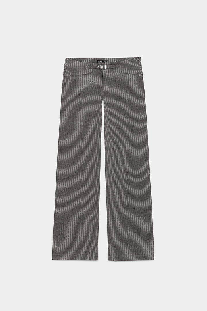 PANTALON HEBILLA RAYAS LUREX
