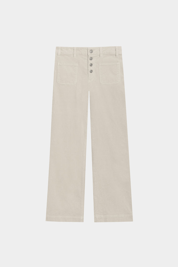 PANTALON PANA CULOTTE BOLSILLOS