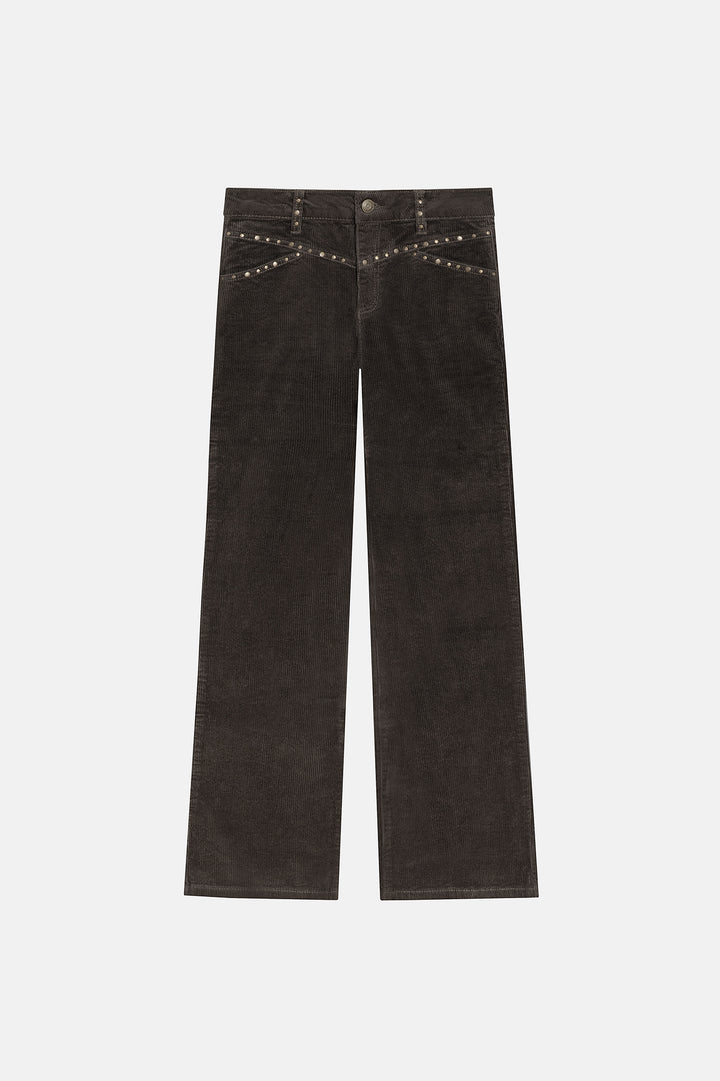 PANTALON PANA RECTOS CANESU TACHAS