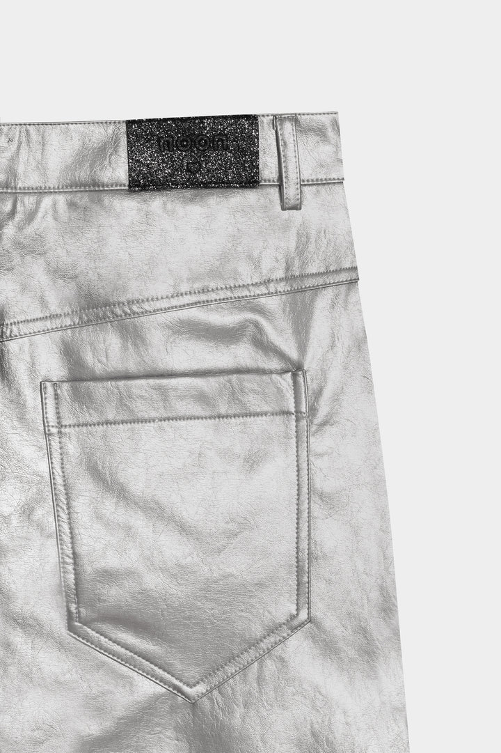 PANTALON RECTO EFECTO PIEL