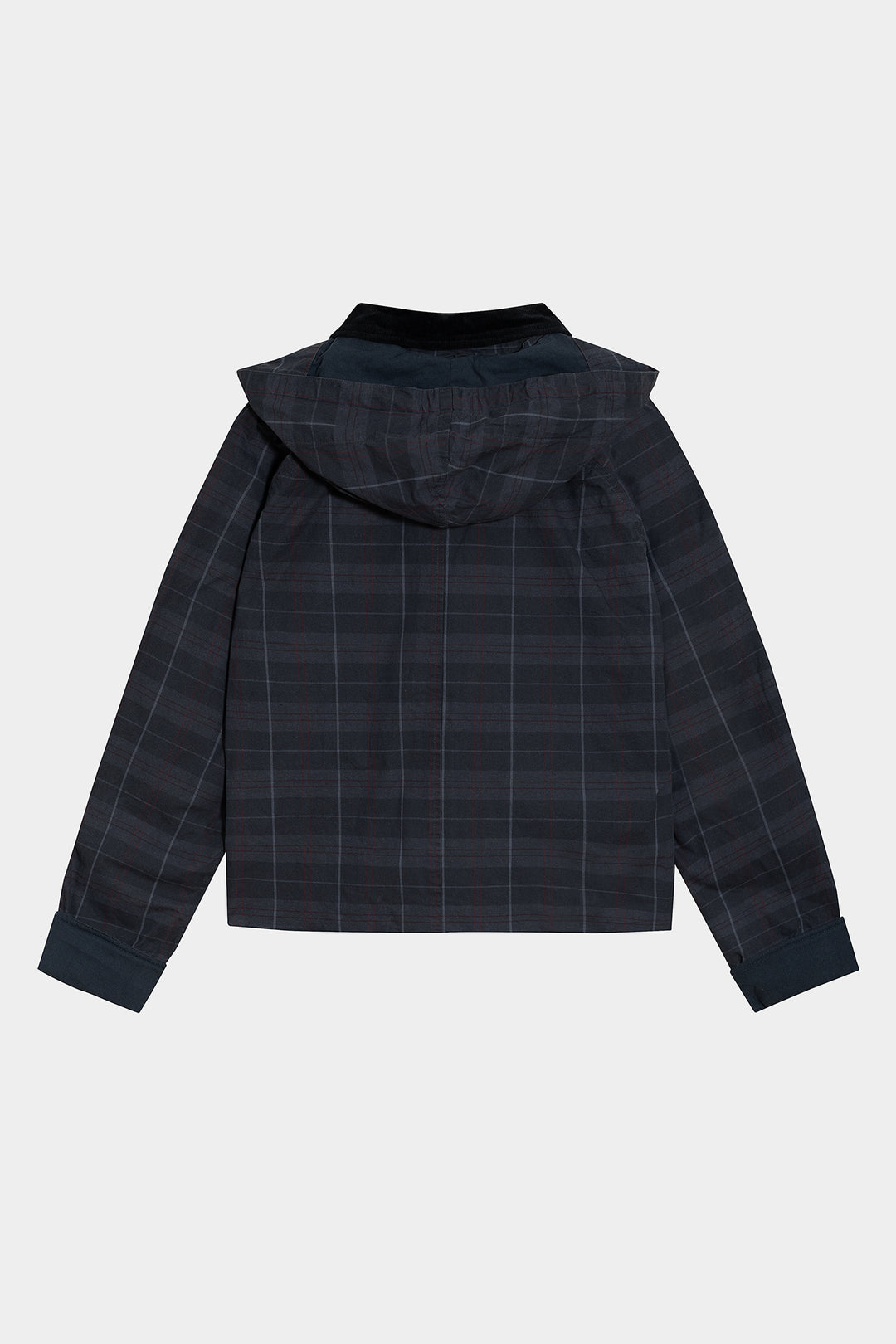 Waterproof Parka with Checkered Hood