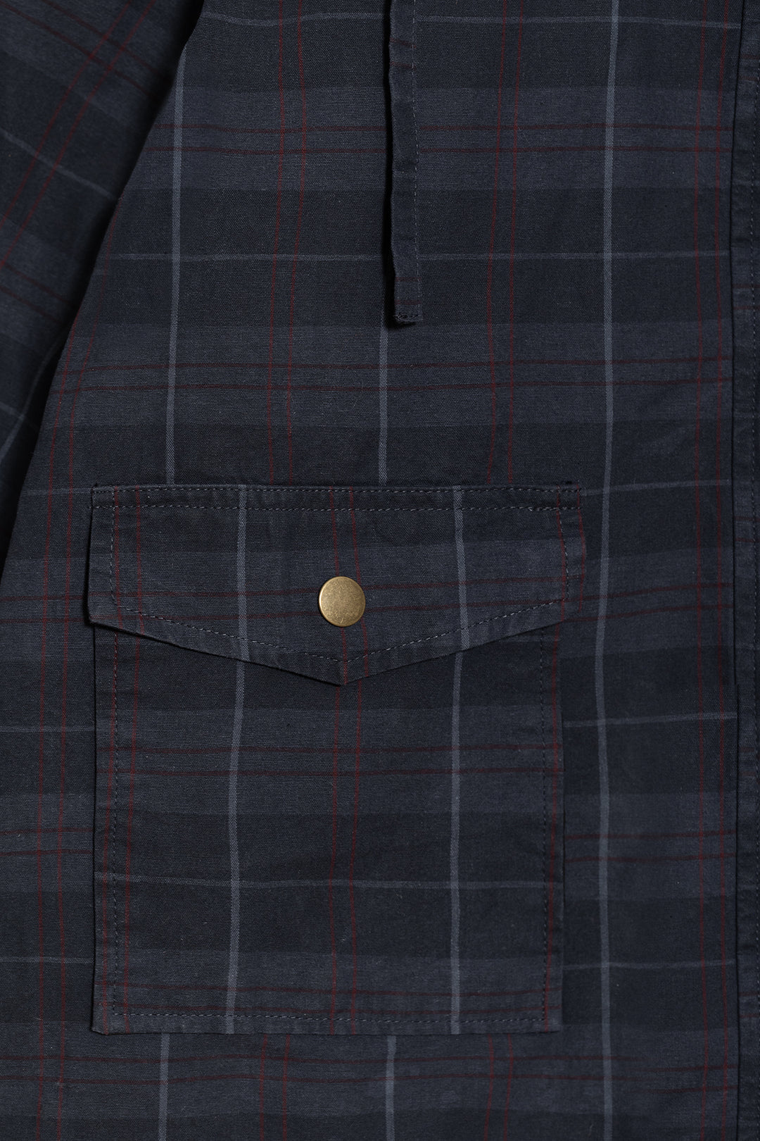 Waterproof Parka with Checkered Hood