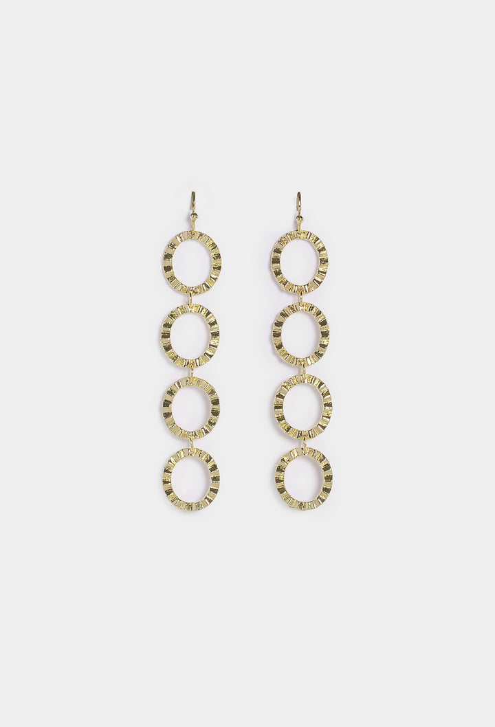 PENDIENTES AROS LARGOS TEXTURA