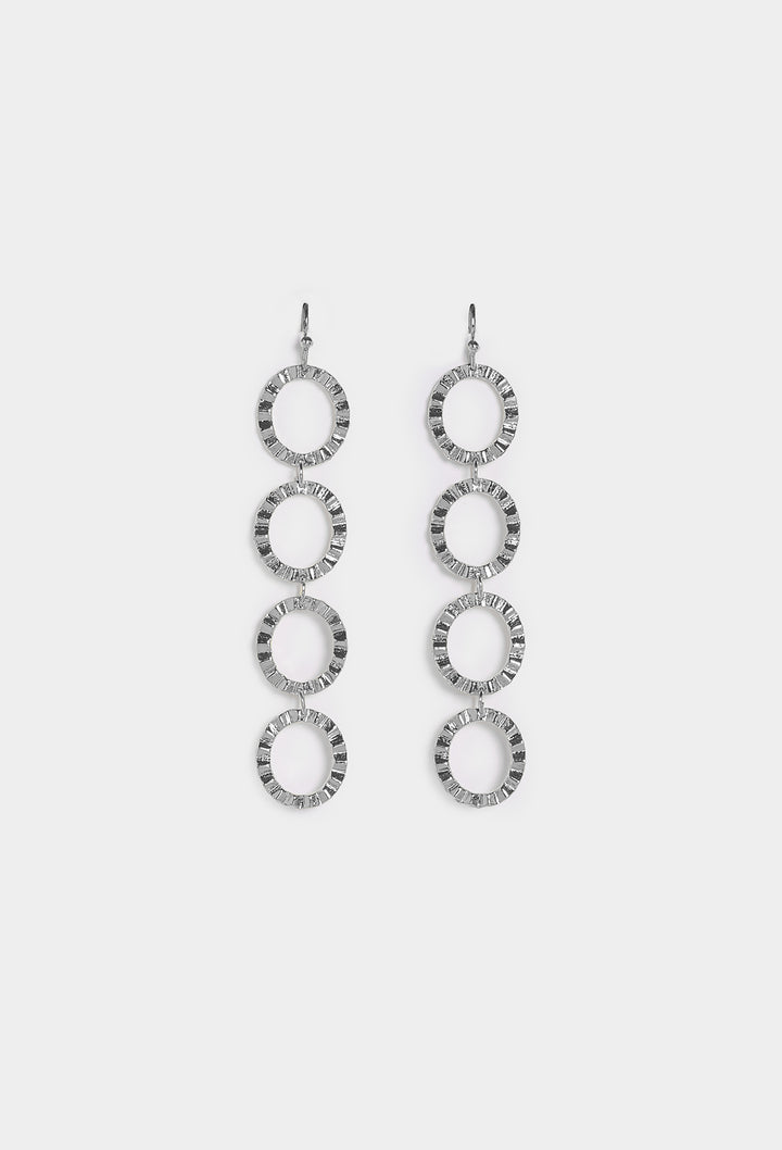 PENDIENTES AROS LARGOS TEXTURA