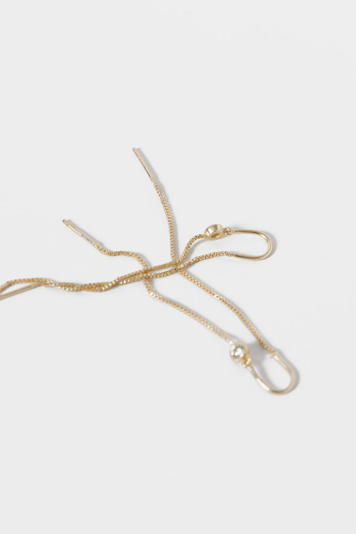 PENDIENTES CADENA BRILLO