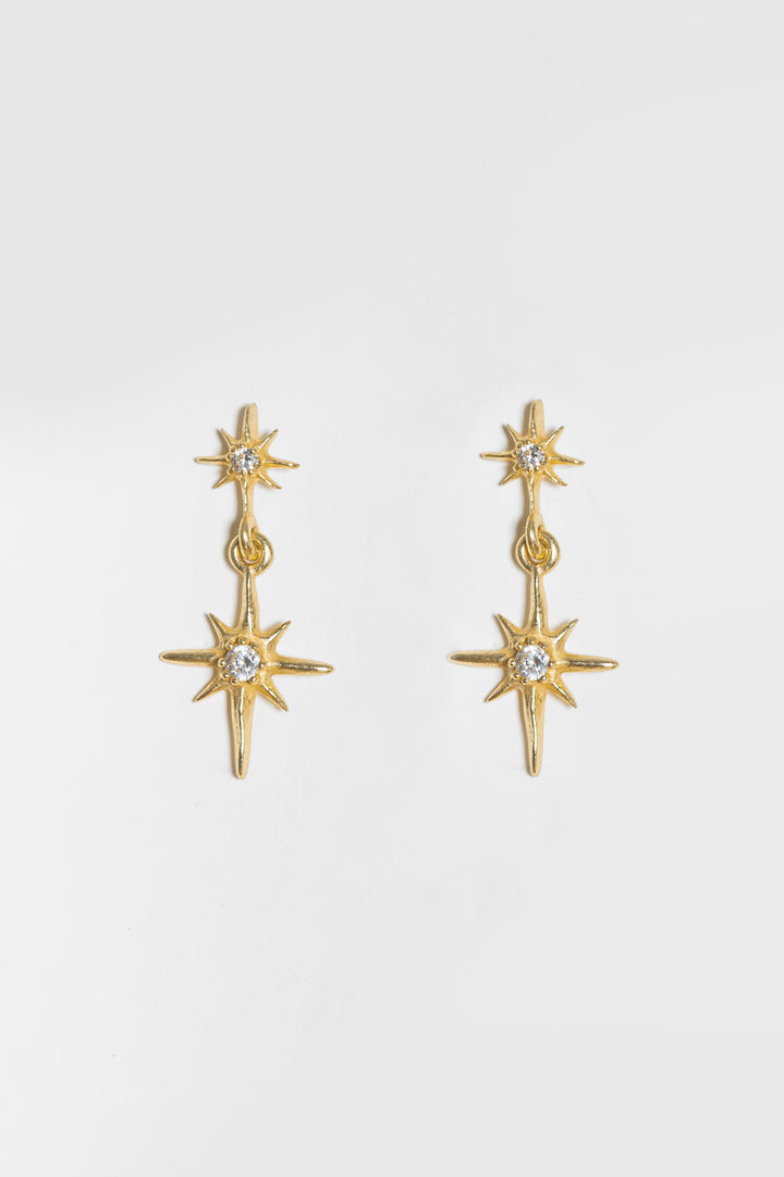PENDIENTE DOBLE ESTRELLA