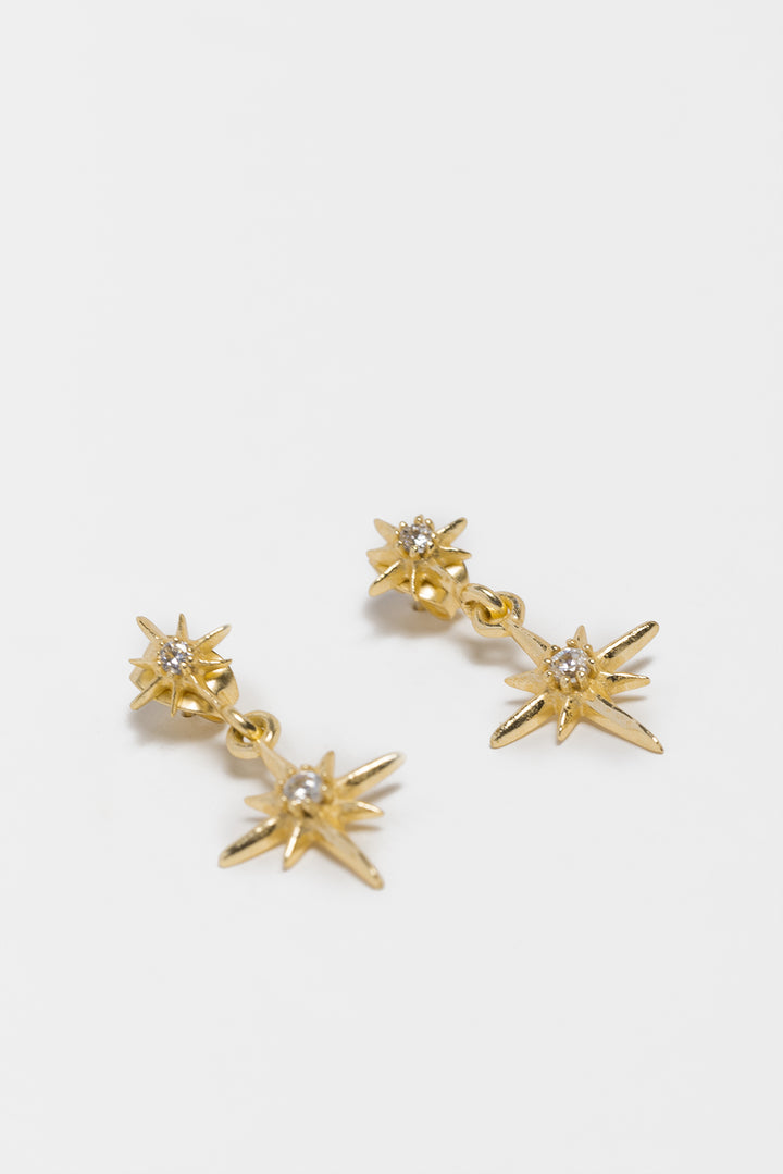 PENDIENTE DOBLE ESTRELLA