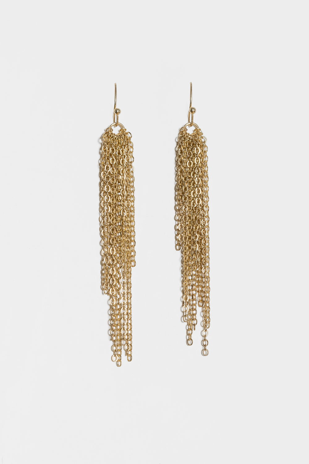 PENDIENTES DORADO CADENAS