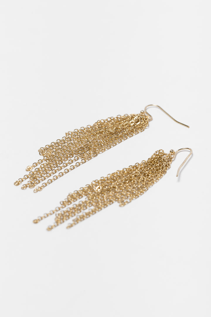 PENDIENTES DORADO CADENAS