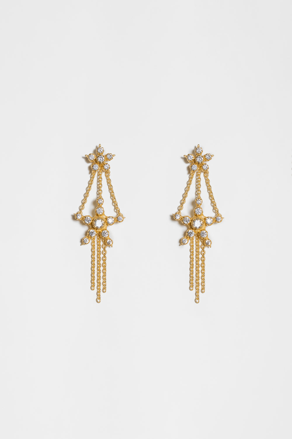 PENDIENTE ESTRELLA CADENAS