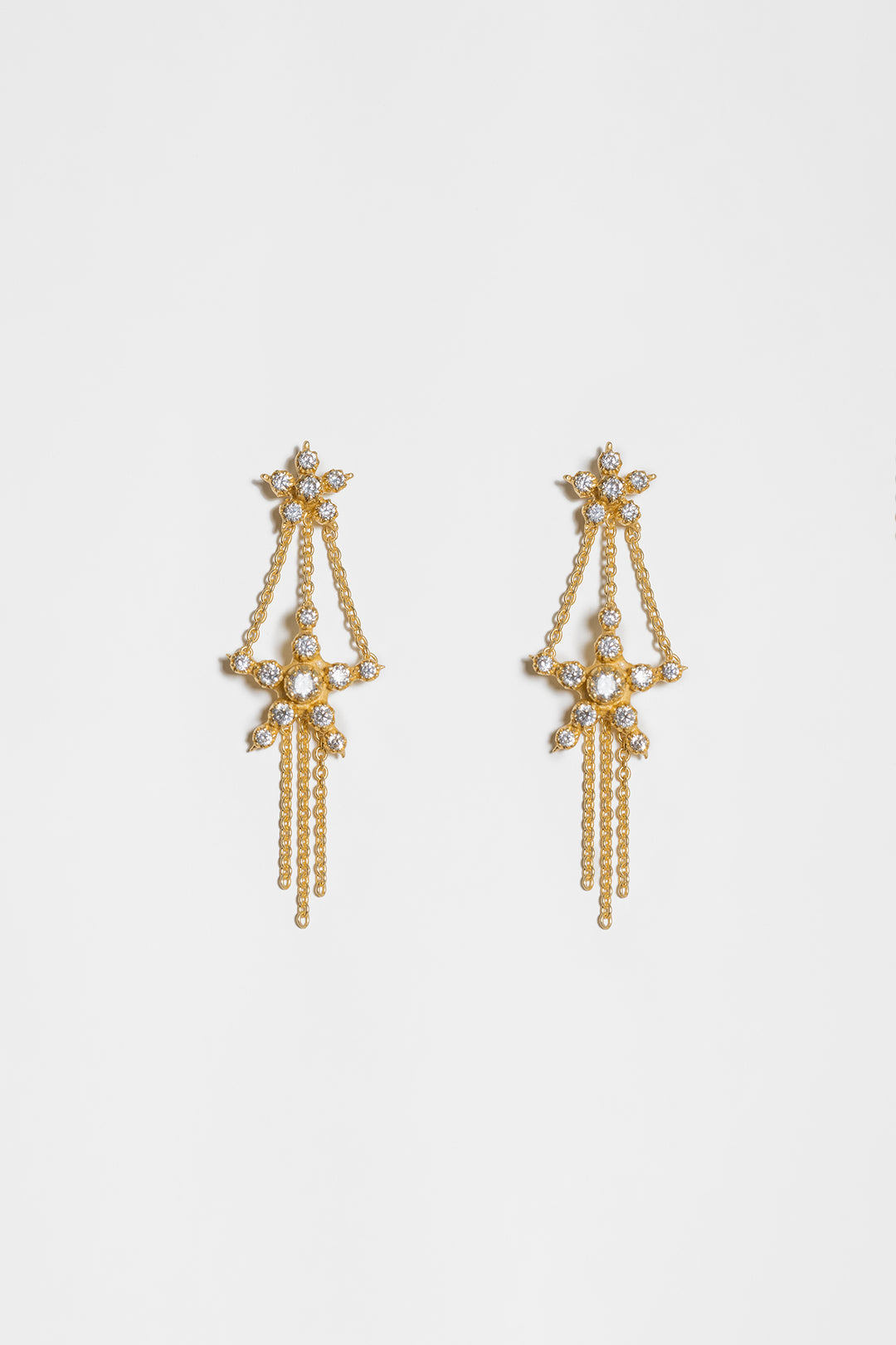 PENDIENTE ESTRELLA CADENAS