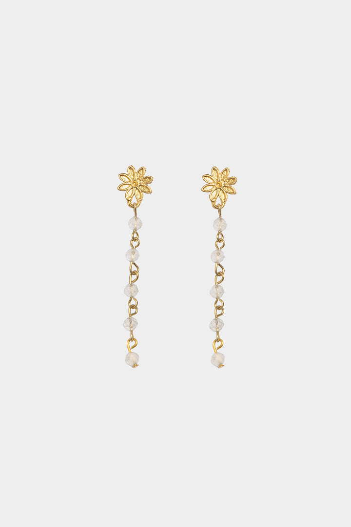EARRINGS FLOWER BEADS