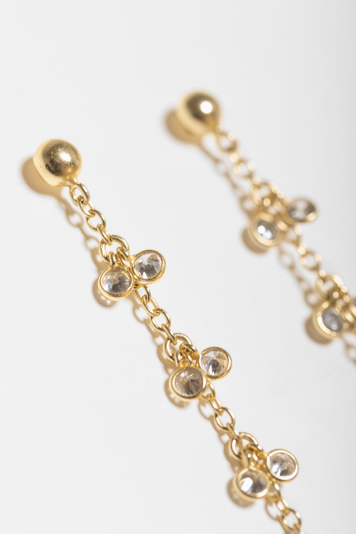 PENDIENTE LARGO BRILLOS