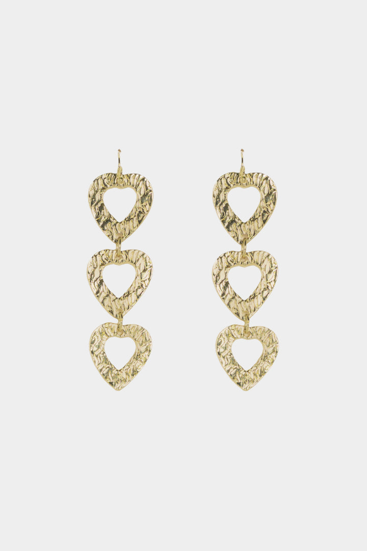 PENDIENTES LARGOS CORAZONES