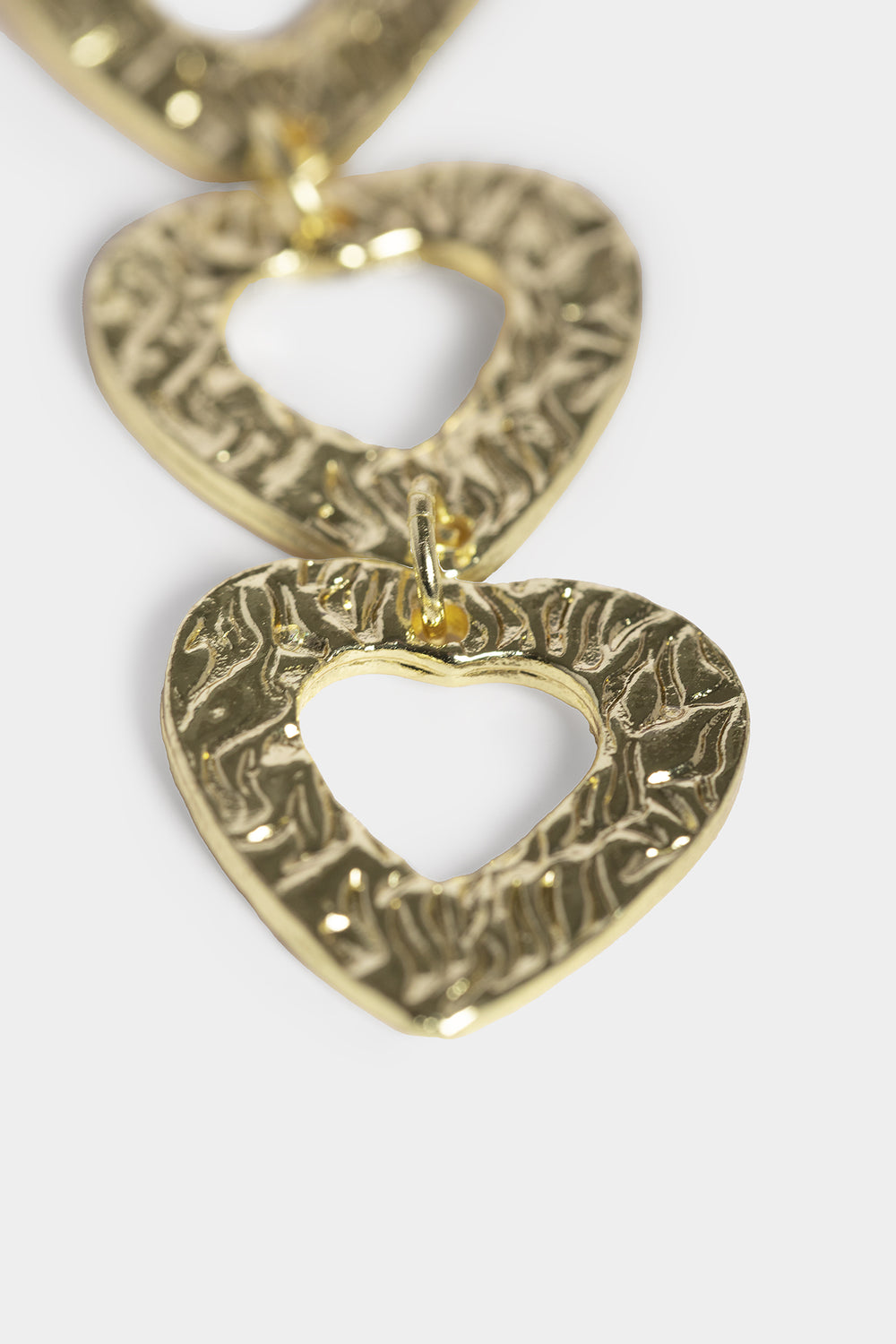 PENDIENTES LARGOS CORAZONES