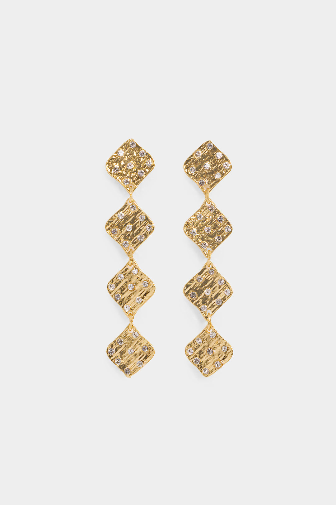 PENDIENTES ROMBOS BRILLOS