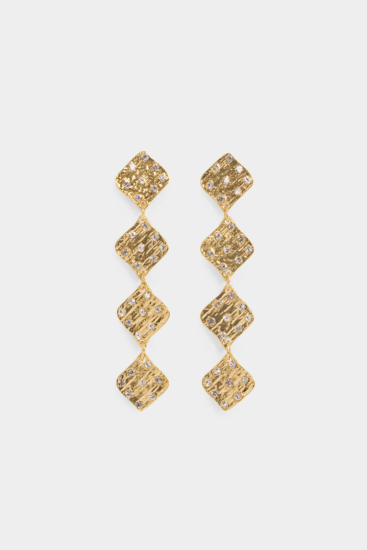 PENDIENTES ROMBOS BRILLOS