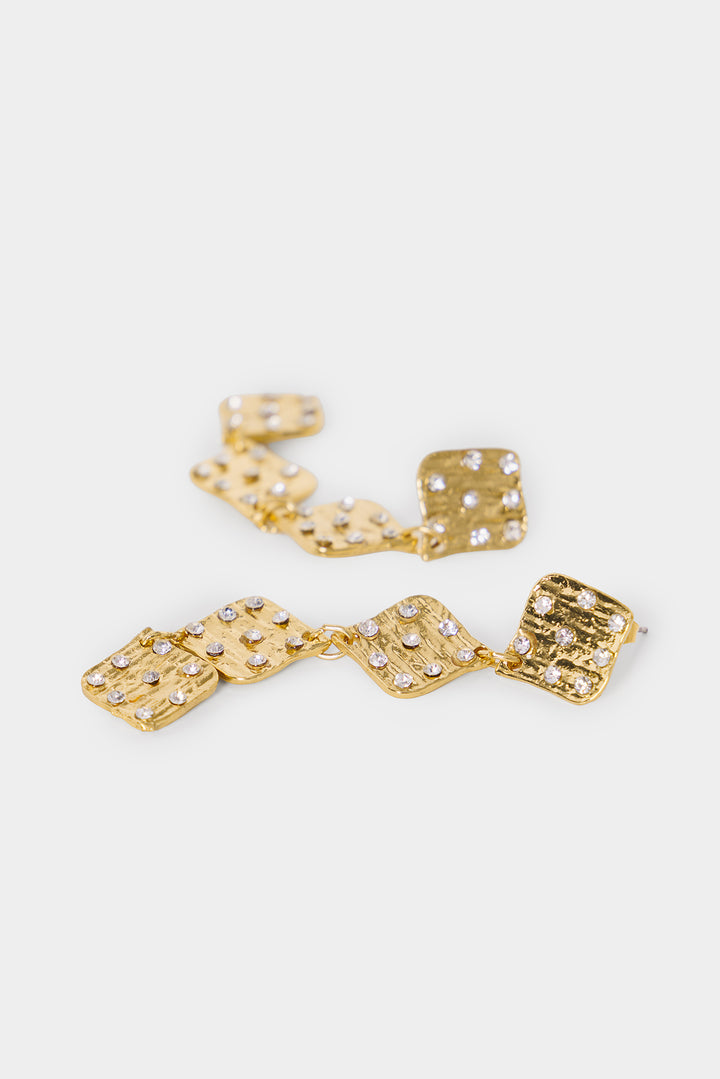 PENDIENTES ROMBOS BRILLOS